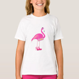 Flamingo rosa - Camiseta básica para Chicas