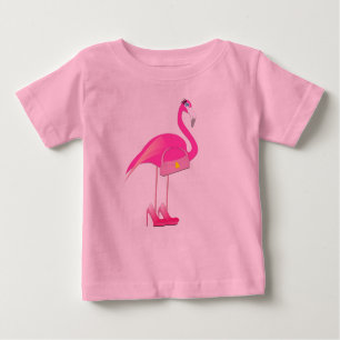 Flamingo rosa - de camiseta de Baby Fine Jersey