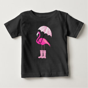 Flamingo rosa -  de camiseta de Baby Fine Jersey