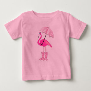 Flamingo rosa -  de camiseta de Baby Fine Jersey