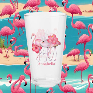 flamingo rosa lindo añadir nombre playa