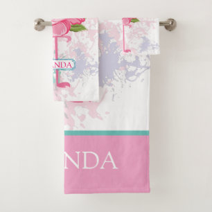 Flamingo rosa pintado a mano Personalizado