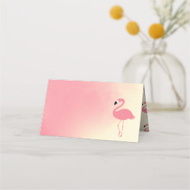 Flamingo rosa | Tarjetas de colocación