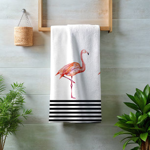 Flamingo Rosado Tropical Verde azulado Hueso Blanc