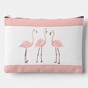 Flamingo Trio Monograma Bolsa de imprenta