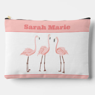 Flamingo Trio Monograma Bolsa de imprenta