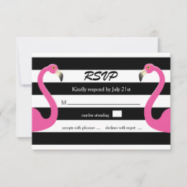 Flamingo Wedding RSVP