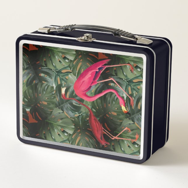 Flamingos & Monstera (Anverso)