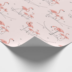 Flamingos Papel de envoltura múltiple rosa