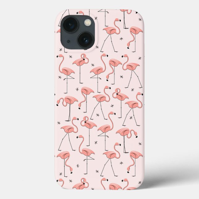 Flamingos Pink iPad Mini funda (Reverso)