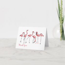 Flamingos - Tarjeta de nota Personalizado