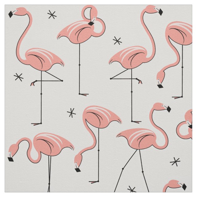Flamingos Tela rosa (Retal)