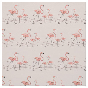 Flamingos Trío rosa 2 tela