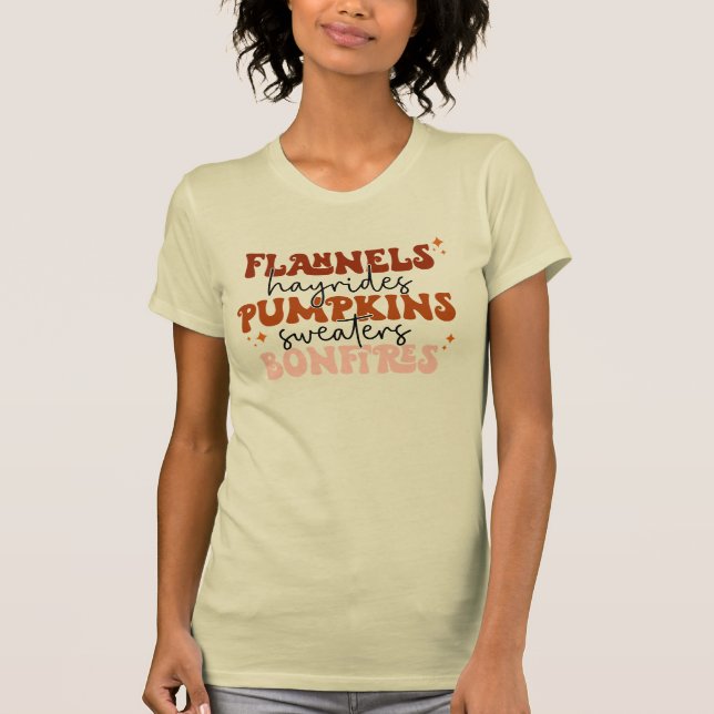 Flandes Hayrides Pumpkins Sweaters Bonfires Caída (Anverso)