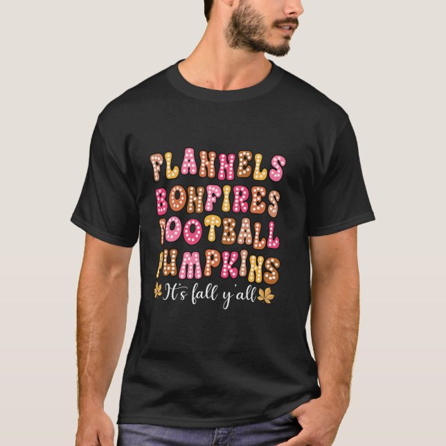 Flaneles divertidos Hayrides Pumpkins Sweaters Bon (Anverso)
