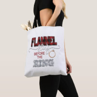 Flannel Fling antes de la bolsa de la tota de anil