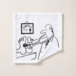 Flannel médico. Un Médica con Stethoscope