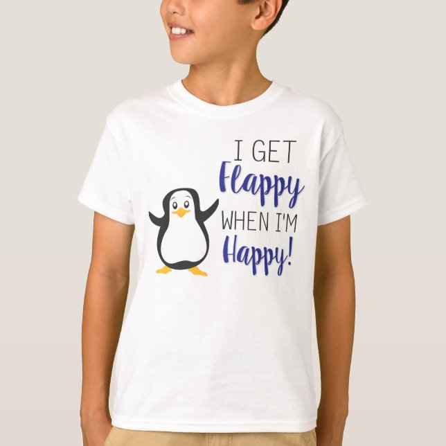 Flappy cuando soy la camiseta feliz (Anverso)