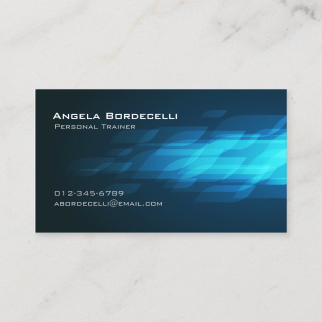 Flashback de tarjeta de presentación de personal f (Anverso)