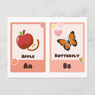 Flashcards de alfabeto Tarjetas de educación ABC