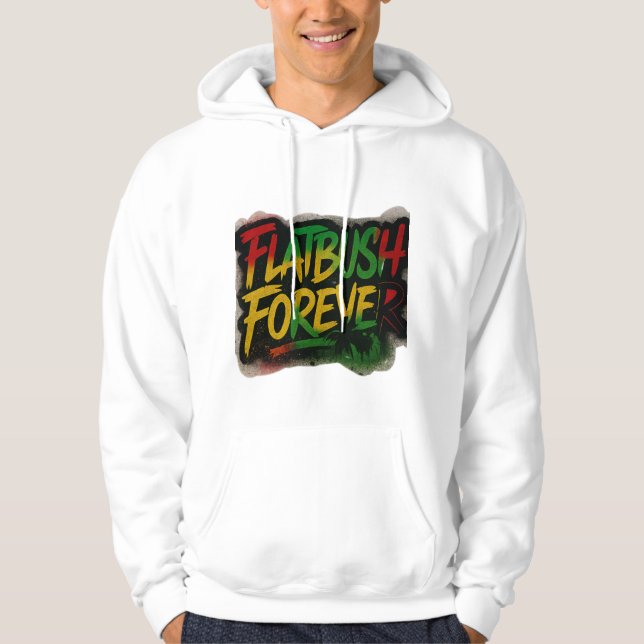Flatbush Forever ™ Sudadera con Capucha de Reggae  (Anverso)