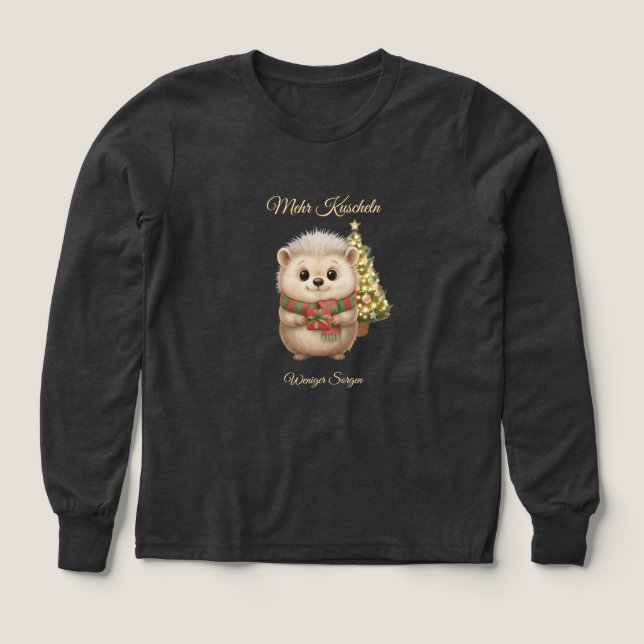 Flauschiger Niko Igel Winterliebe Design (Diseño frontal)