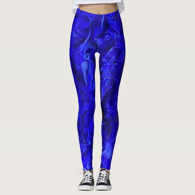 Flauta azul eléctrica Funda Leggings todo-sobre-im (Anverso)