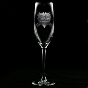 Flauta de champán personalizada la mejor mamá