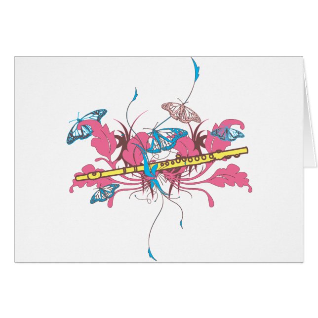 Flauta de mariposa (Anverso (Horizontal))