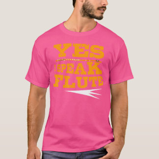 Flauta Jugador Camisa Flutista Banda de Marcha Mús