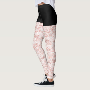Flauta White Lace Fishnet Leggings - Diversión