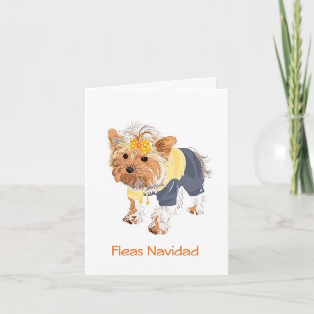 Fleas Navidad Cute Dog Navidades (Anverso)