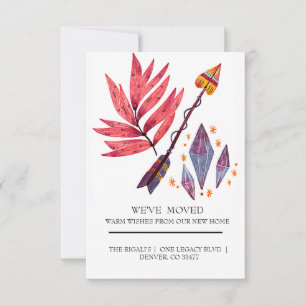 Flecha acuarela y diamantes