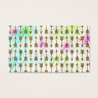 Flechas de efecto de purpurina dorado salpicaduras