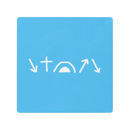 Flechas de gospel arte de impresión Metalizado