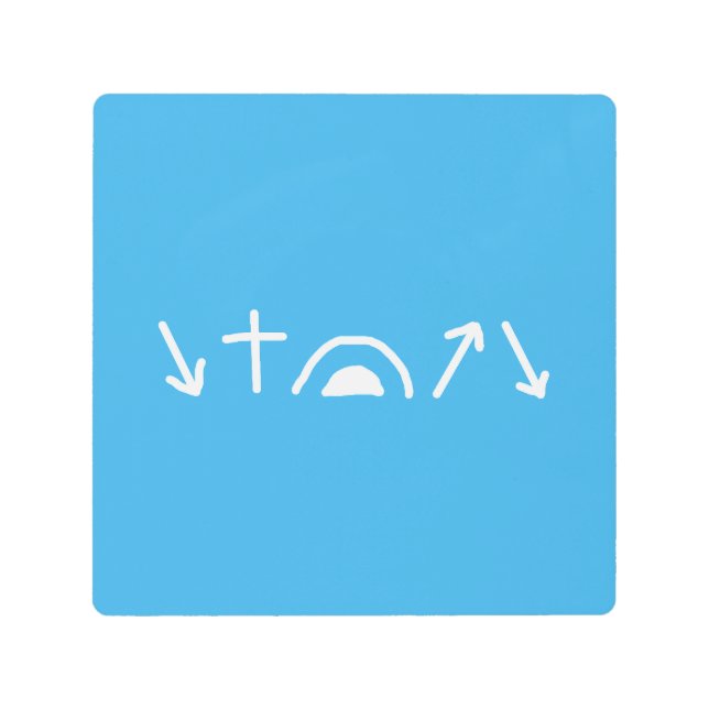 Flechas de gospel arte de impresión Metalizado (Anverso)