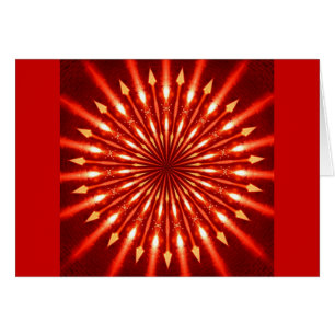 flechas en llamas kaleidoscopio