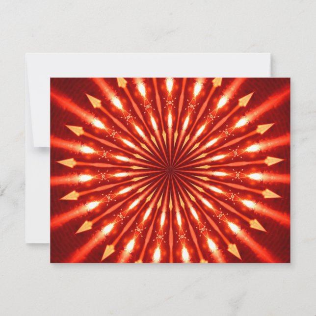 flechas en llamas kaleidoscopio (Anverso)