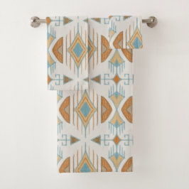 Flechas tribales bohemias, albaricoque, turquesa,