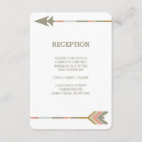 FLECHAS TRIBALES | INVITACIÓN RÚSTICA A LA RECEPCI