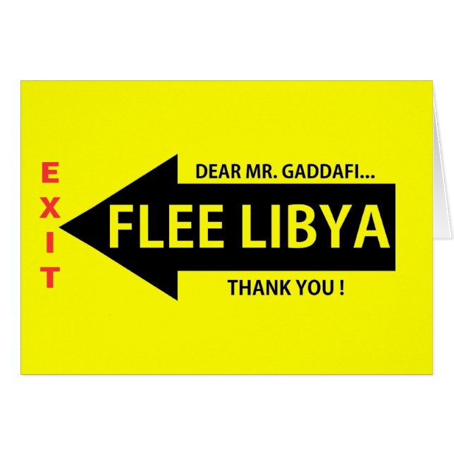 FLEE LIBYA (Anverso (Horizontal))