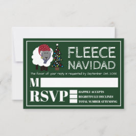 Fleece Navidad, Fiesta Navidad español RSVP