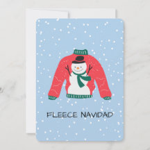 Fleece Navidad - Funny Navidades Sweater Design