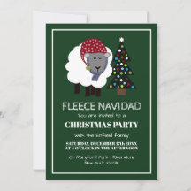 Fleece Navidad, invitación a los Navidades al esti