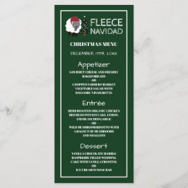 Fleece Navidad, menú Navidad al estilo español