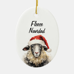 Fleece Navidad Ornamento de Navidad
