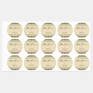 Fletcher Navidades Etiquetas de alimentos