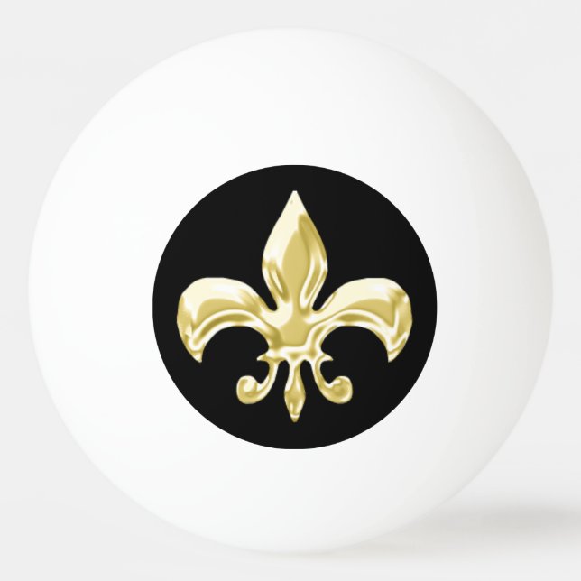 Fleur de Lis2 con área de texto personalizado Bola (Anverso)