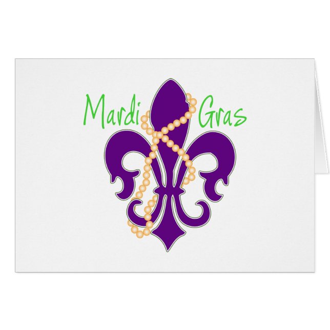 Fleur De Lis con cuentas (Anverso (Horizontal))