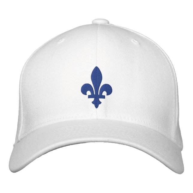 Fleur de lis Embroidered Gorra (Anverso)